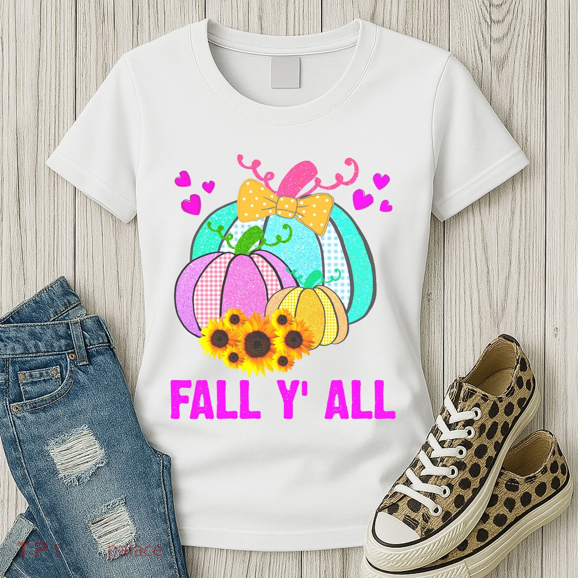 Fall Y'all Season Cute Gift For Her Women's T-Shirt