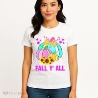 Fall Y'all Season Cute Gift For Her Women's T-Shirt thumb 4
