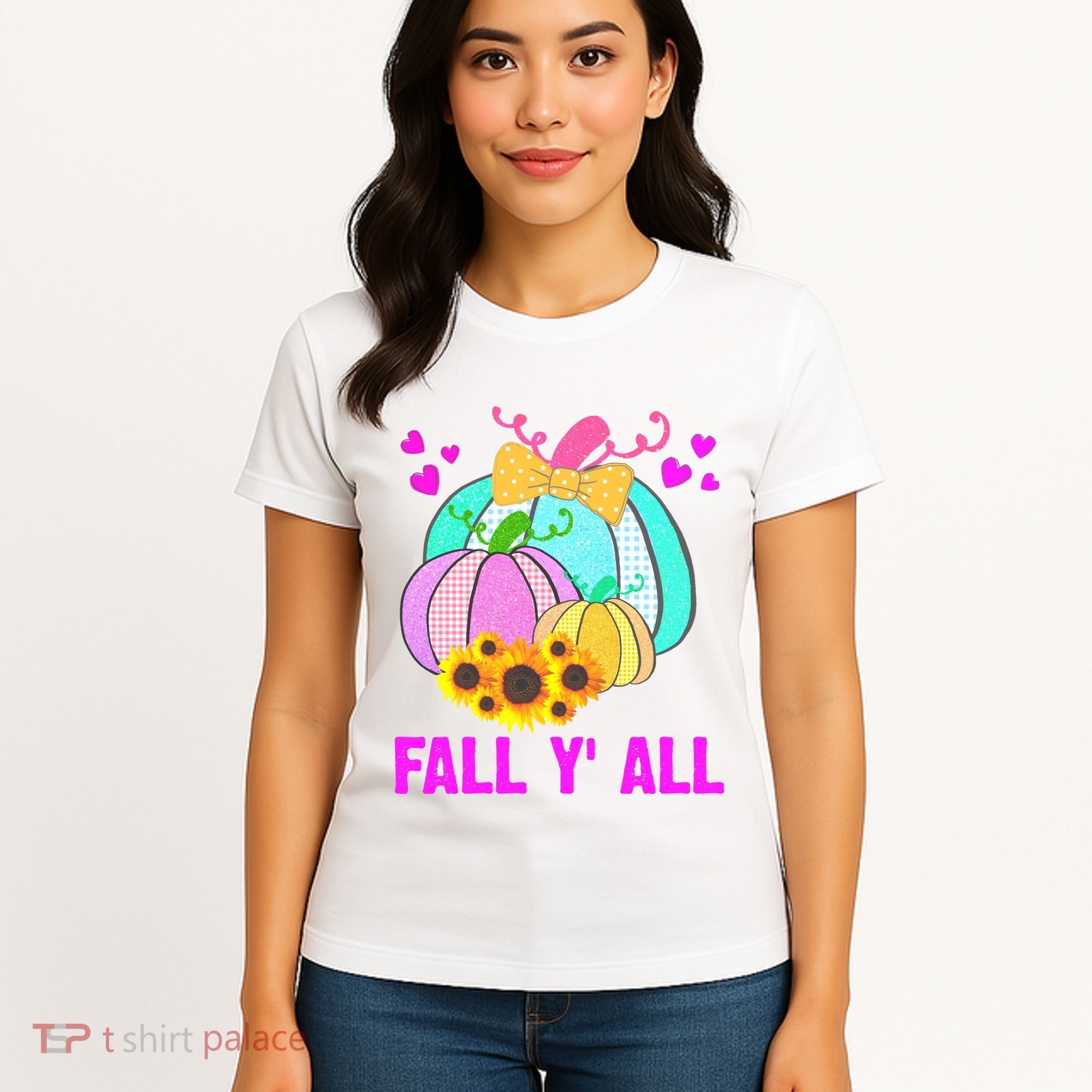 Fall Y'all Season Cute Gift For Her Women's T-Shirt