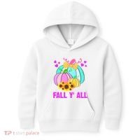 Fall Y'all Season Cute Gift For Her Kids Hoodie thumb 0