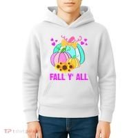 Fall Y'all Season Cute Gift For Her Kids Hoodie thumb 4