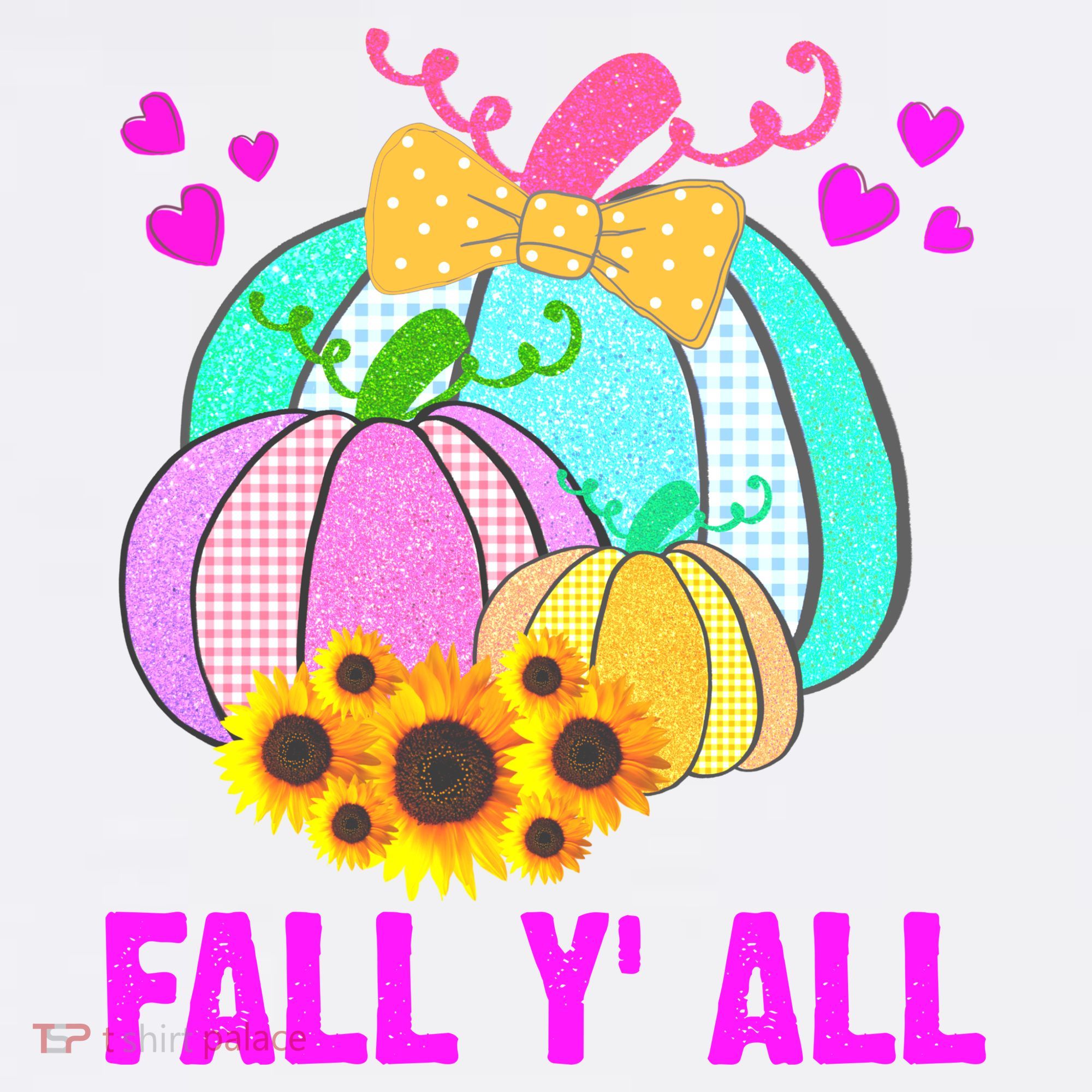 Fall Y'all Season Cute Gift For Her Kids T-Shirt