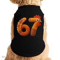 Faux Yarn Thanksgiving 67 Meme Sixty Seven Doggie Tank thumb 0