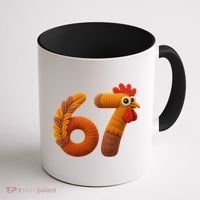Faux Yarn Thanksgiving 67 Meme Sixty Seven Coffee Mug thumb 1