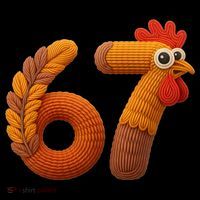 Faux Yarn Thanksgiving 67 Meme Sixty Seven Coffee Mug thumb 5
