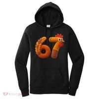 Faux Yarn Thanksgiving 67 Meme Sixty Seven Women's Hoodie thumb 0