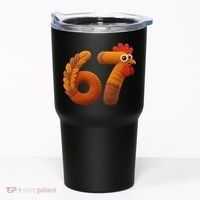 Faux Yarn Thanksgiving 67 Meme Sixty Seven Tumbler thumb 0
