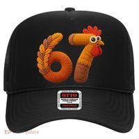 Faux Yarn Thanksgiving 67 Meme Sixty Seven Hat thumb 0