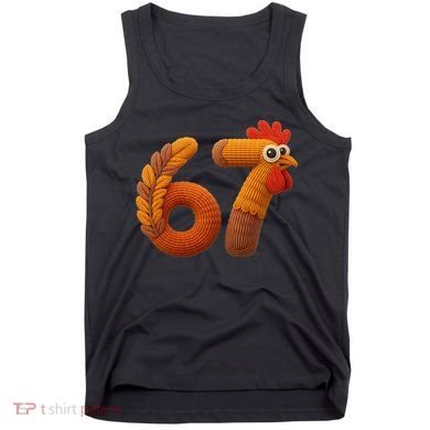Faux Yarn Thanksgiving 67 Meme Sixty Seven Tank Top