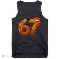 Faux Yarn Thanksgiving 67 Meme Sixty Seven Tank Top thumb 0