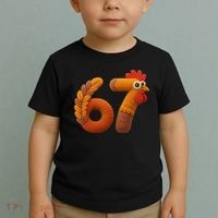 Faux Yarn Thanksgiving 67 Meme Sixty Seven Toddler T-Shirt thumb 2