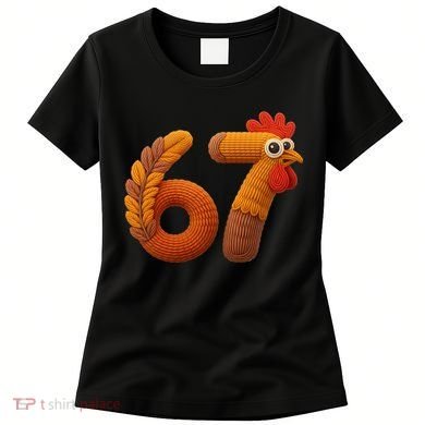 Faux Yarn Thanksgiving 67 Meme Sixty Seven Women's T-Shirt