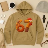 Faux Yarn Thanksgiving 67 Meme Sixty Seven Hoodie thumb 3