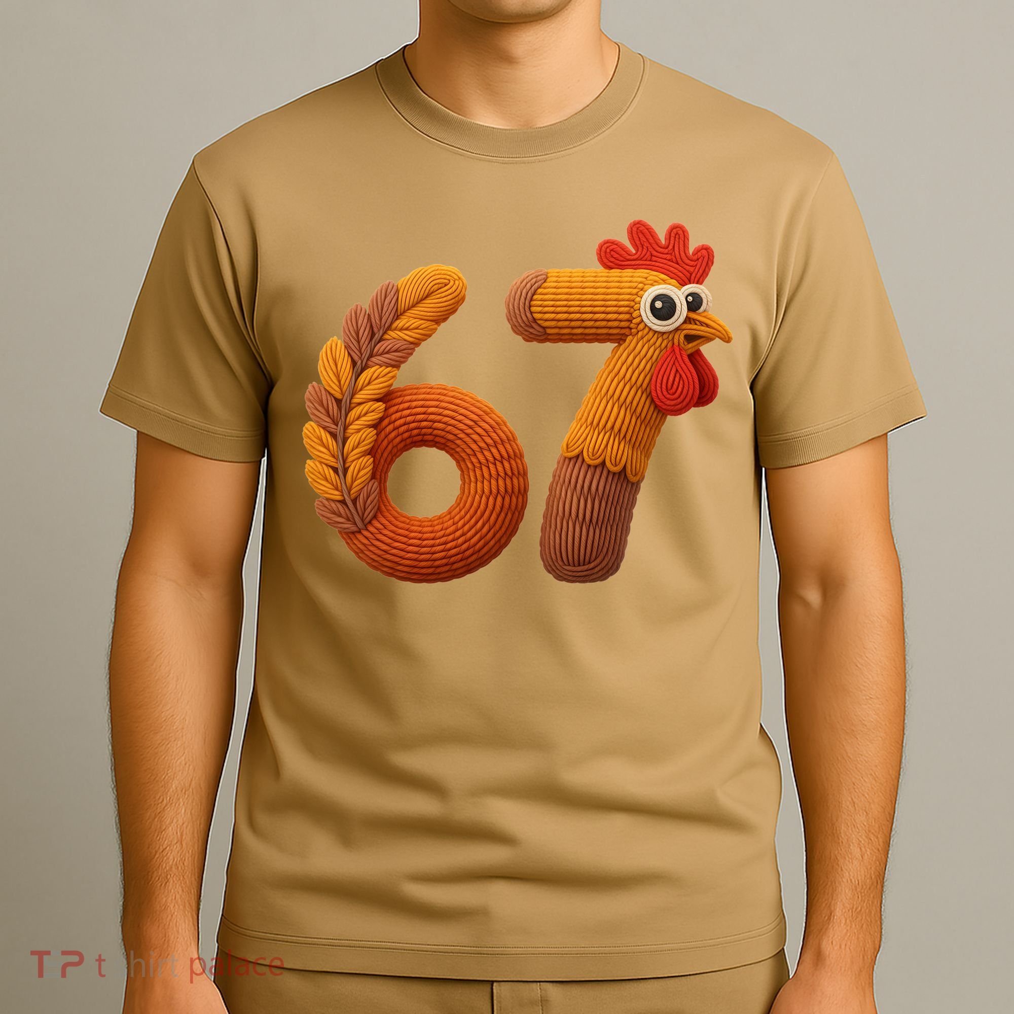 Faux Yarn Thanksgiving 67 Meme Sixty Seven T-Shirt