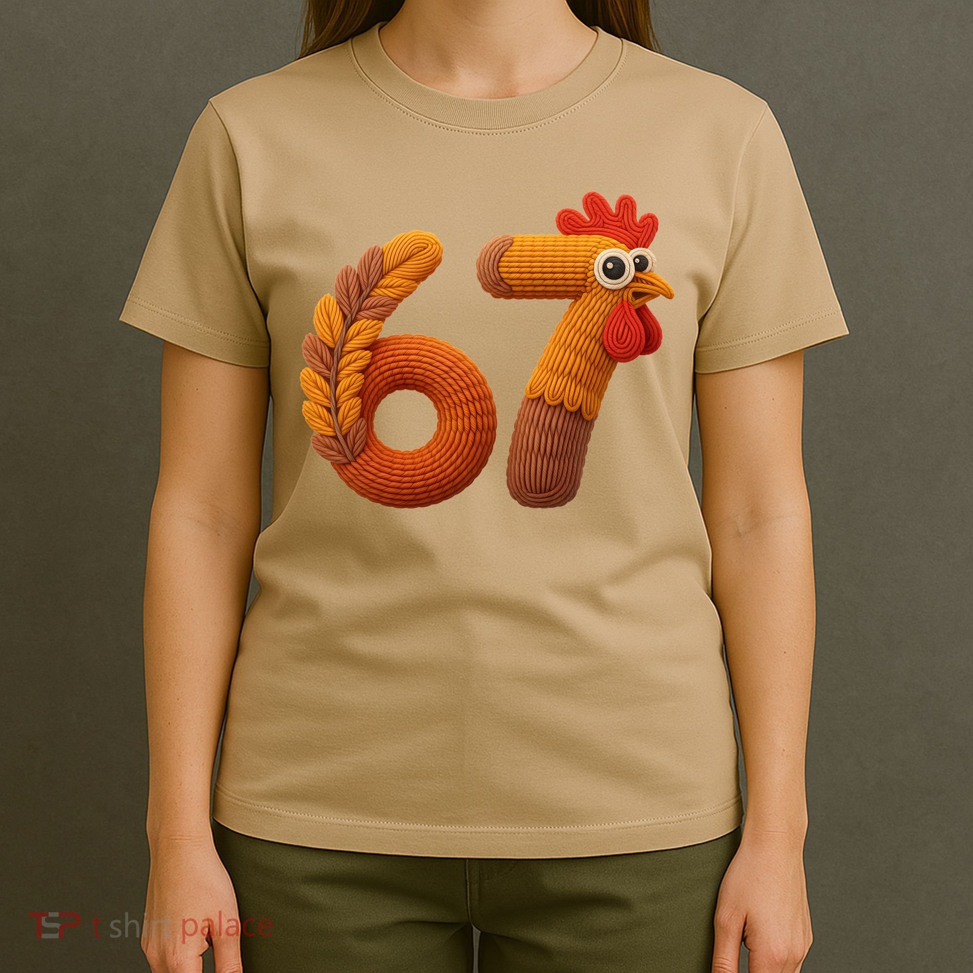 Faux Yarn Thanksgiving 67 Meme Sixty Seven T-Shirt