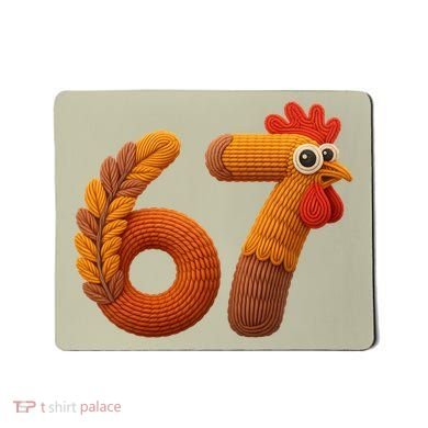 Faux Yarn Thanksgiving 67 Meme Sixty Seven Mousepad