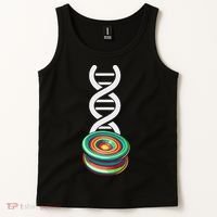 Funny Yo Yo Toy Trick Yoyo Dna Tank Top thumb 2