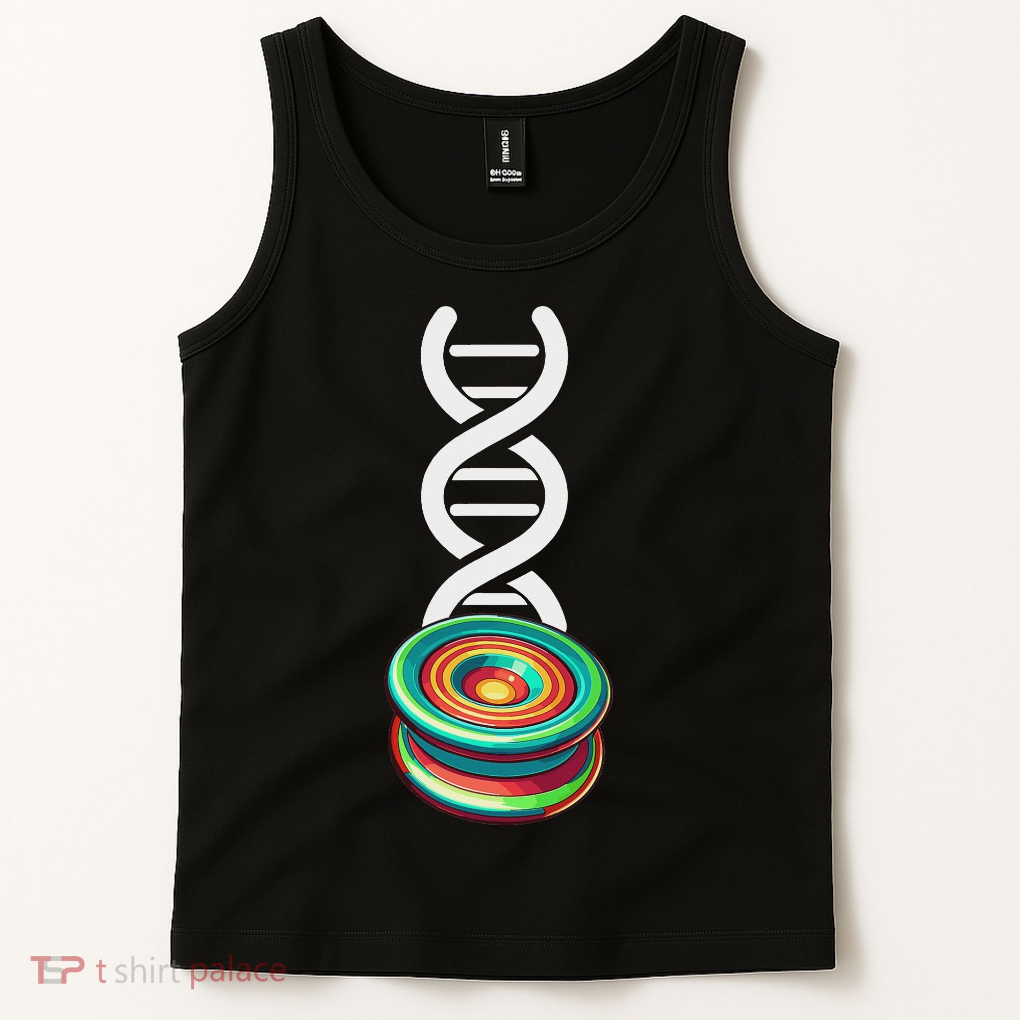 Funny Yo Yo Toy Trick Yoyo Dna Tank Top