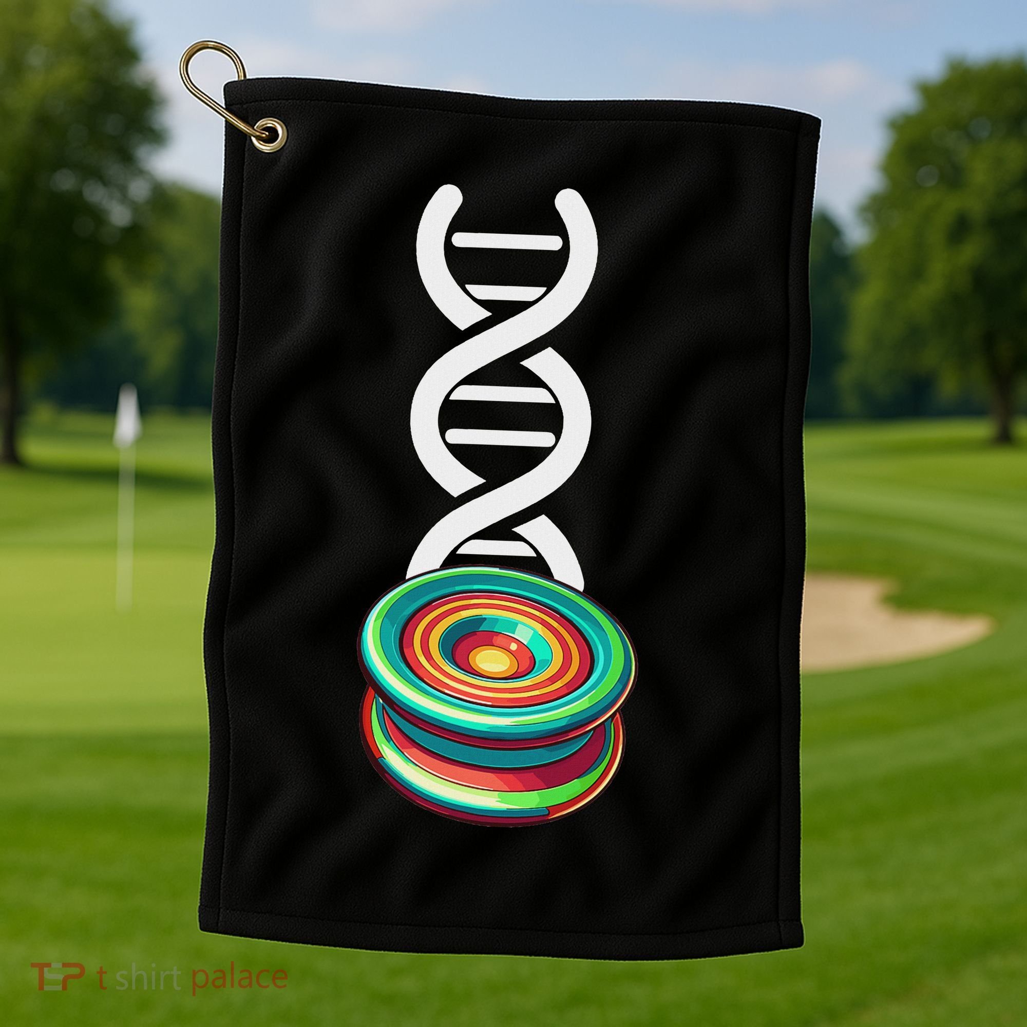 Funny Yo Yo Toy Trick Yoyo Dna Golf Towel