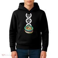 Funny Yo Yo Toy Trick Yoyo Dna Kids Hoodie thumb 4