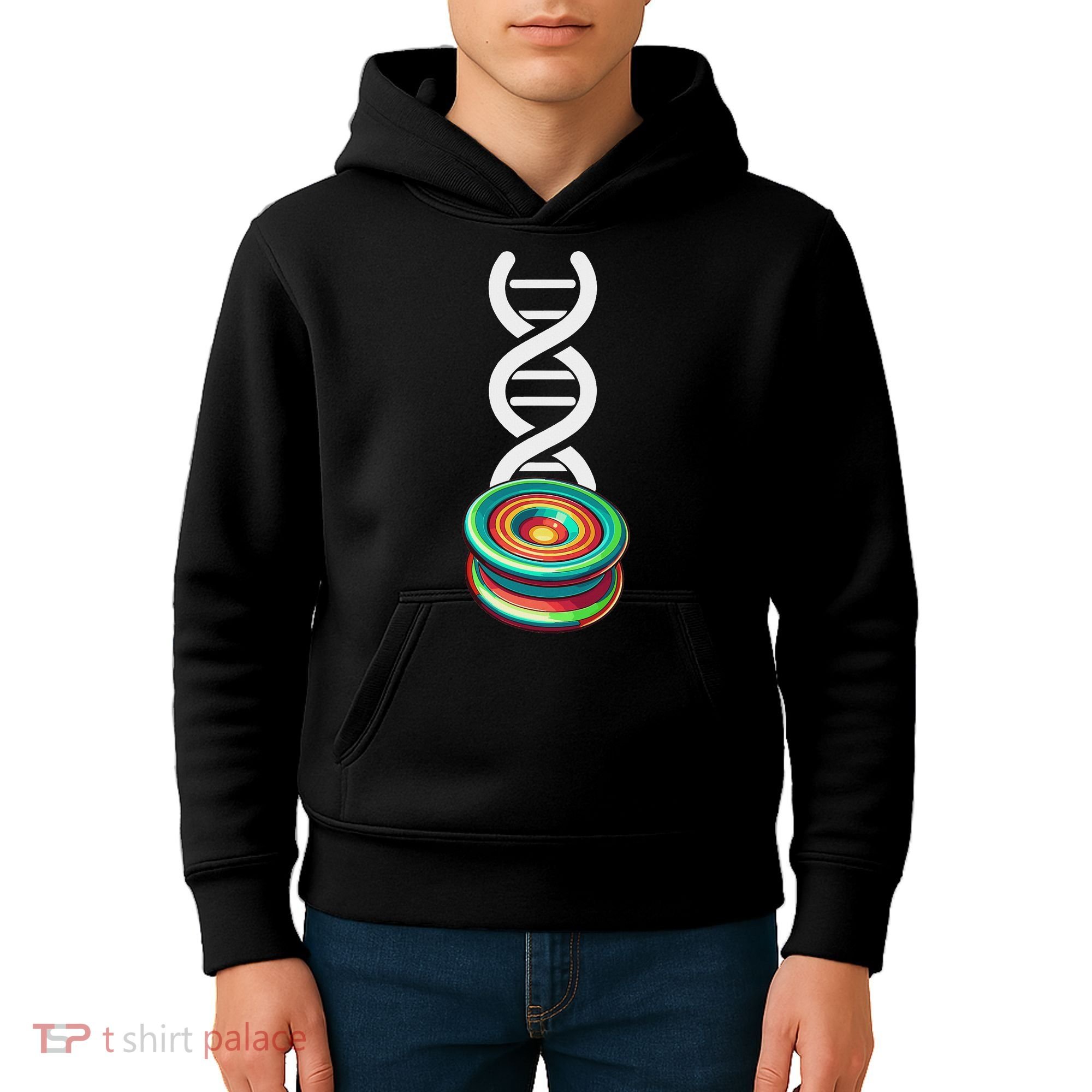 Funny Yo Yo Toy Trick Yoyo Dna Kids Hoodie