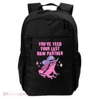 Funny Youve Yeed Your Last Haw Partner Cowboy Fog Backpack thumb 0
