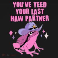 Funny Youve Yeed Your Last Haw Partner Cowboy Fog Ornament thumb 1