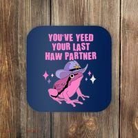 Funny Youve Yeed Your Last Haw Partner Cowboy Fog Coaster thumb 0