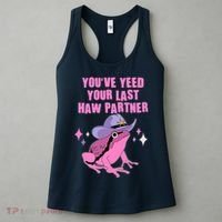 Funny Youve Yeed Your Last Haw Partner Cowboy Fog Women's Tank Top thumb 3