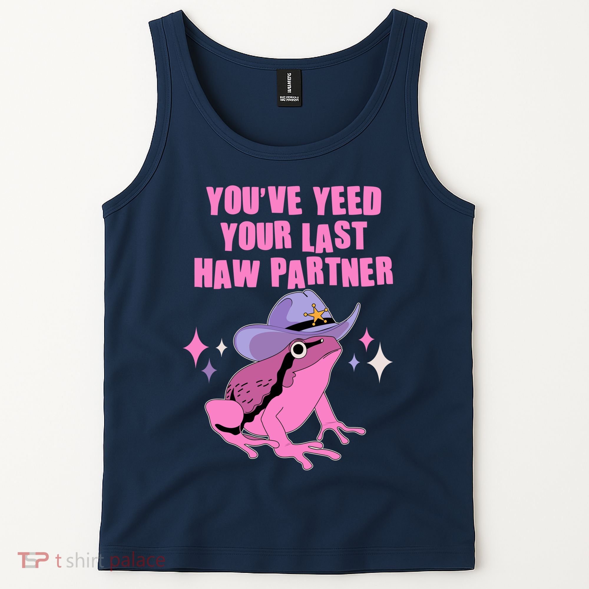 Funny Youve Yeed Your Last Haw Partner Cowboy Fog Tank Top