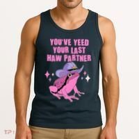 Funny Youve Yeed Your Last Haw Partner Cowboy Fog Tank Top thumb 3