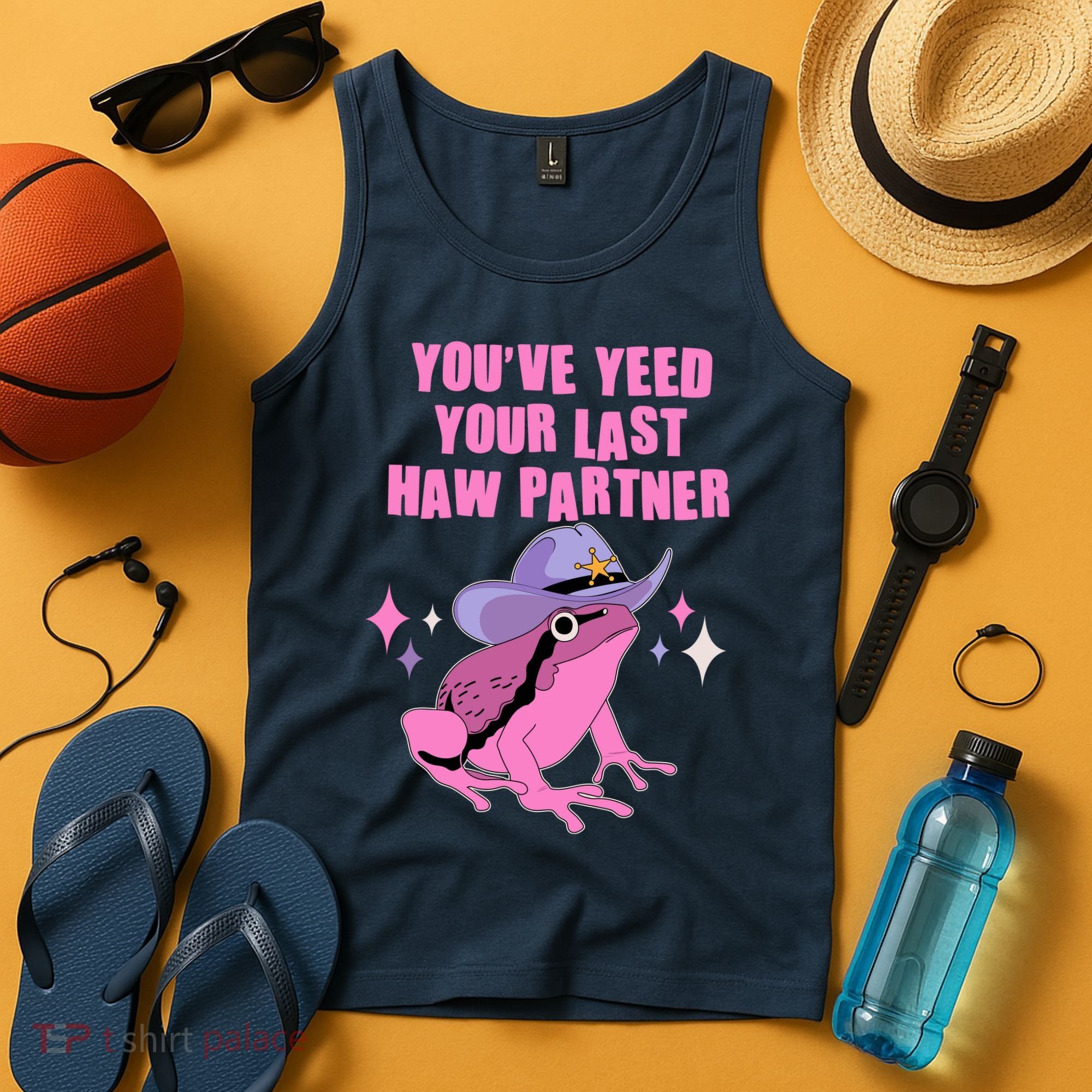 Funny Youve Yeed Your Last Haw Partner Cowboy Fog Tank Top