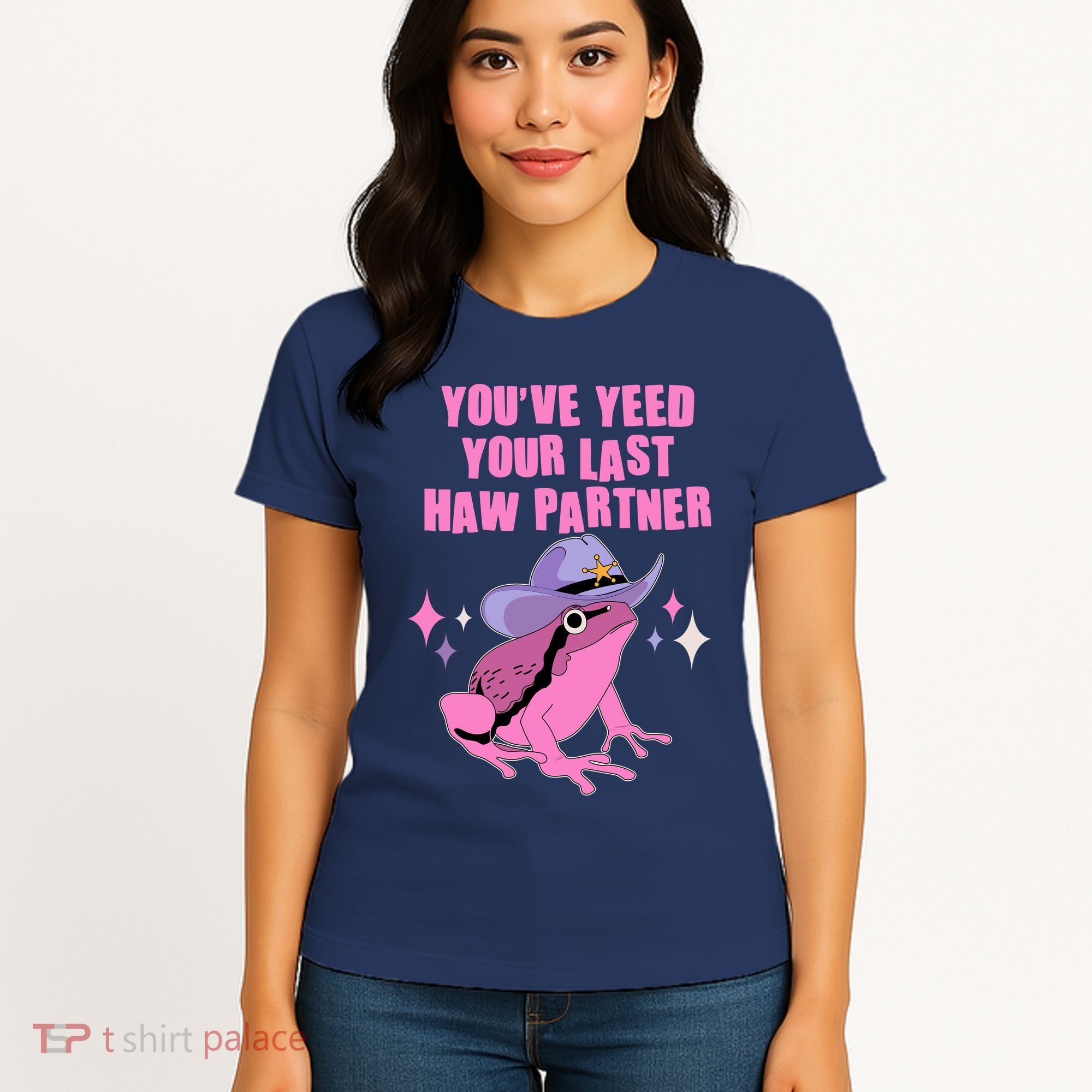 Funny Youve Yeed Your Last Haw Partner Cowboy Fog Women's T-Shirt