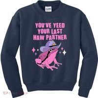 Funny Youve Yeed Your Last Haw Partner Cowboy Fog Kids Sweatshirt thumb 0