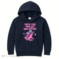 Funny Youve Yeed Your Last Haw Partner Cowboy Fog Kids Hoodie thumb 0