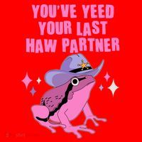Funny Youve Yeed Your Last Haw Partner Cowboy Fog Santa Hat thumb 1