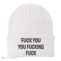 Fuck You You Fucking Fuck Beanie thumb 0