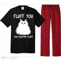 Fluff You You Fluffin' Fluff Funny Cat Kitten Pajama Set thumb 0