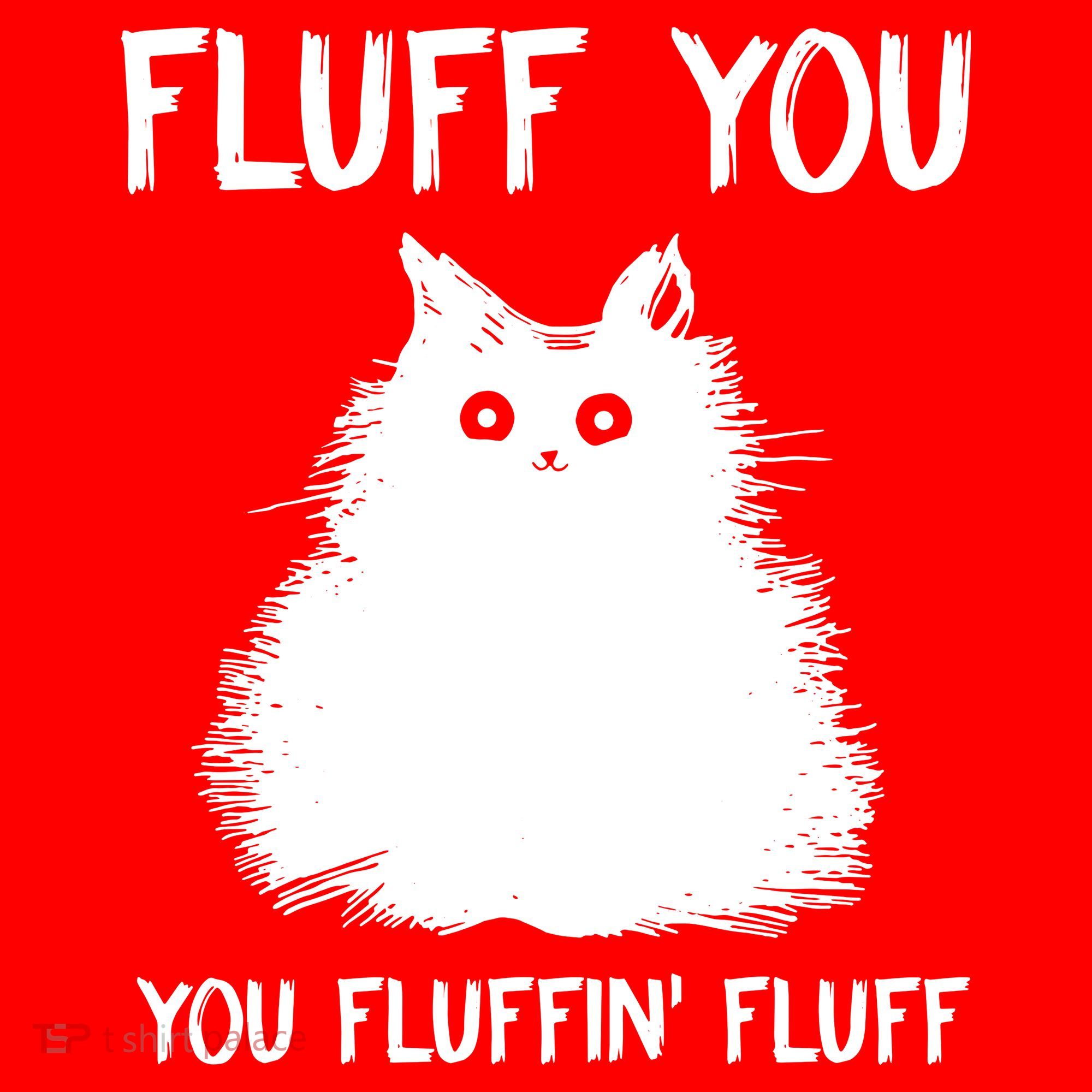 Fluff You You Fluffin' Fluff Funny Cat Kitten Santa Hat