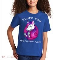 Fluff You You Fluffin' Fluff Gift Unicorn Gift Kids T-Shirt thumb 2