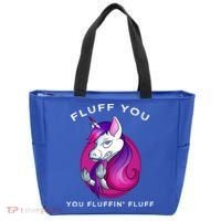 Fluff You You Fluffin' Fluff Gift Unicorn Gift Tote Bag thumb 0
