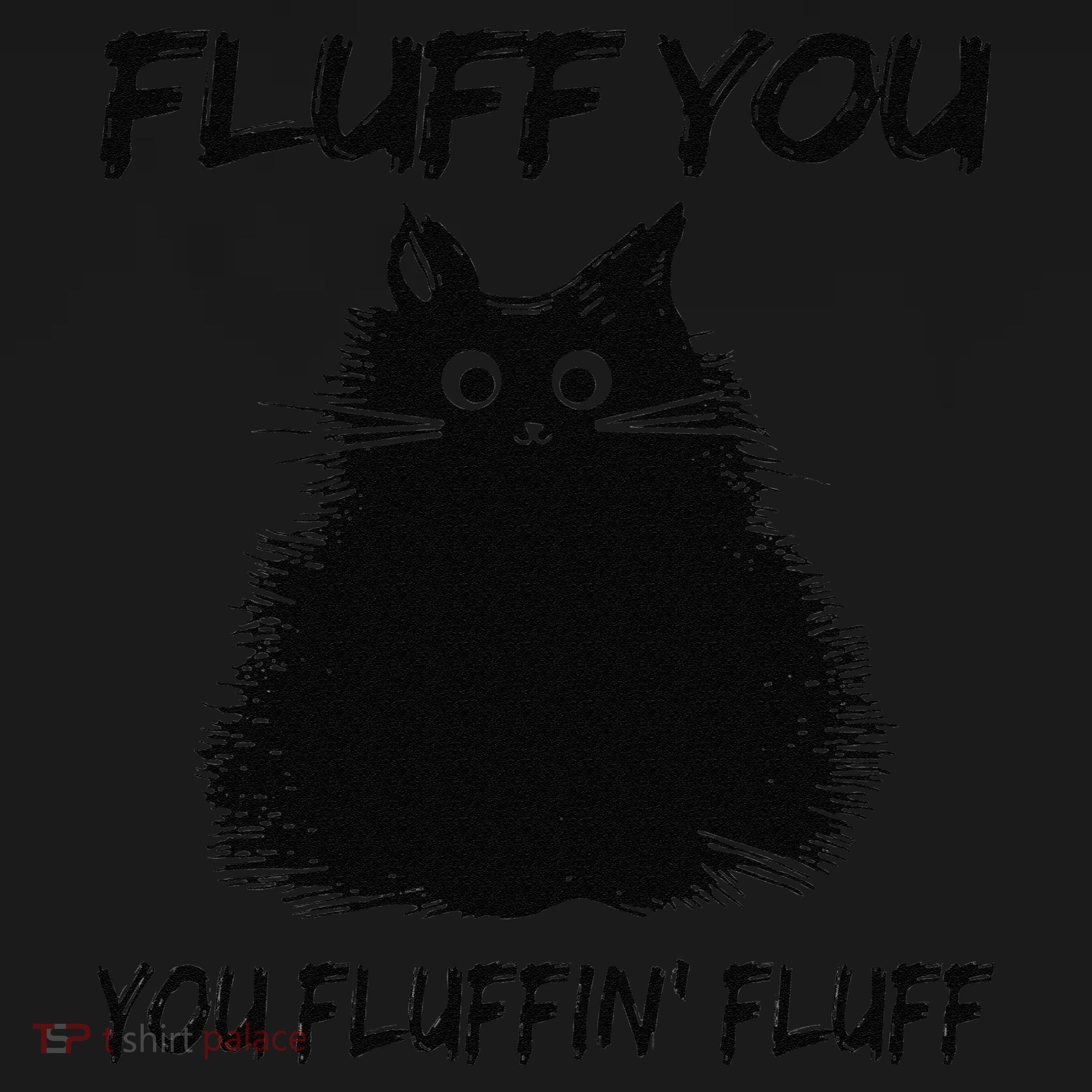 Fluff You You Fluffin Fluff Funny Cat Kitten Ornament