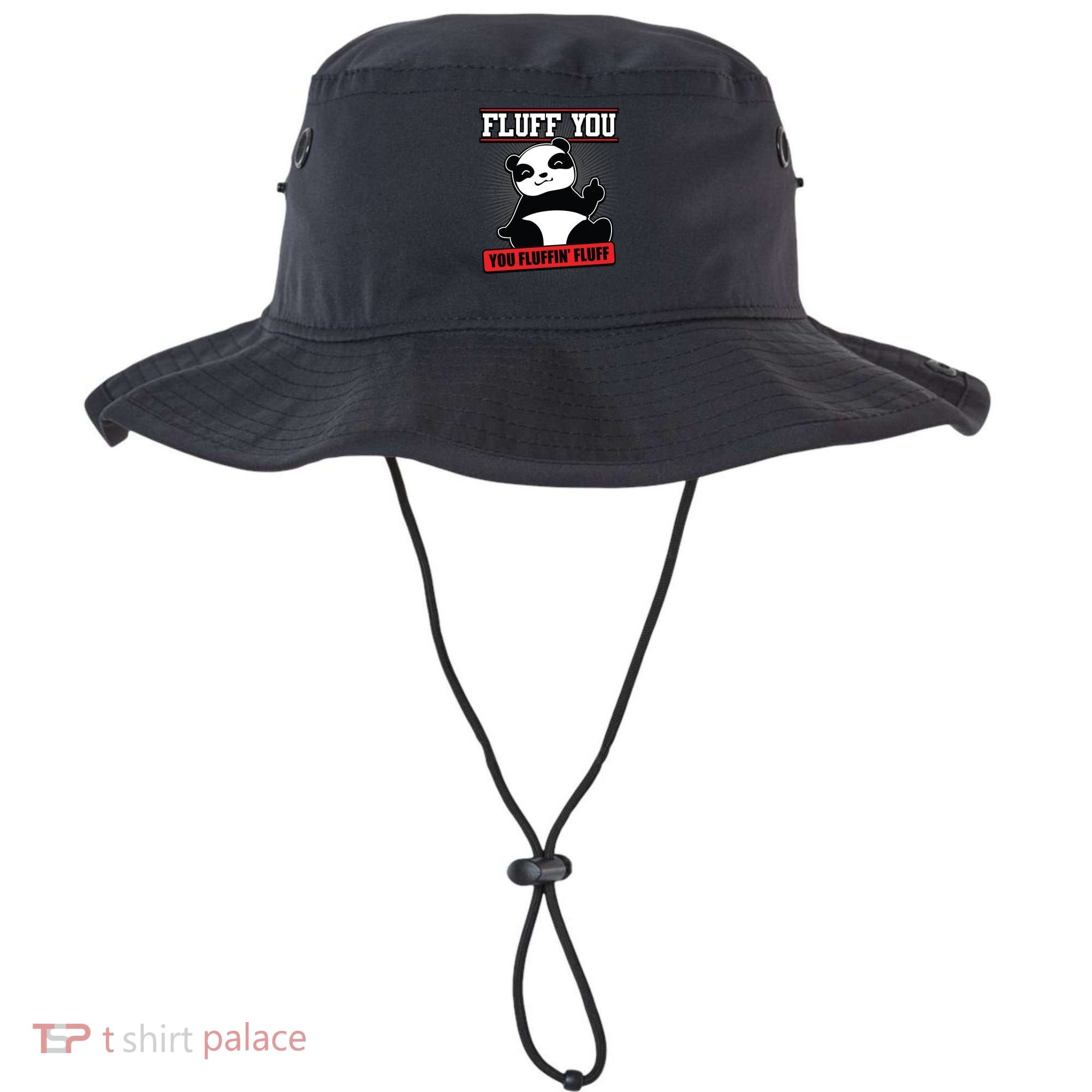 Fluff You You Fluffin Fluff Panda Gift Funny Gift Bucket Hat