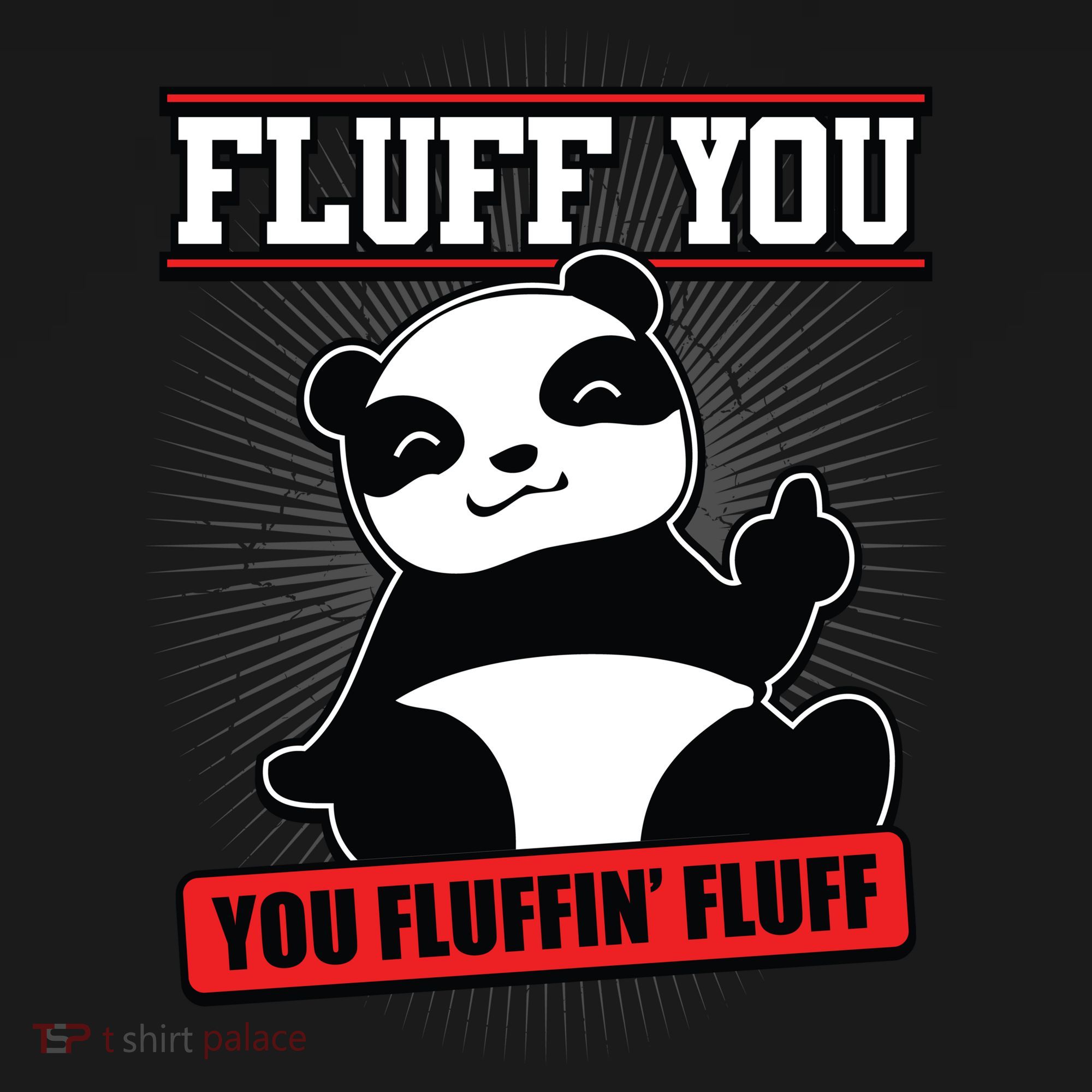 Fluff You You Fluffin Fluff Panda Gift Funny Gift Women's Hoodie