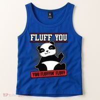 Fluff You You Fluffin Fluff Panda Gift Funny Gift Tank Top thumb 2