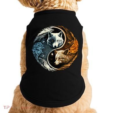 Fun Yin Yang Wolf Yin Yang Doggie Tank