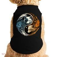 Fun Yin Yang Wolf Yin Yang Doggie Tank thumb 0