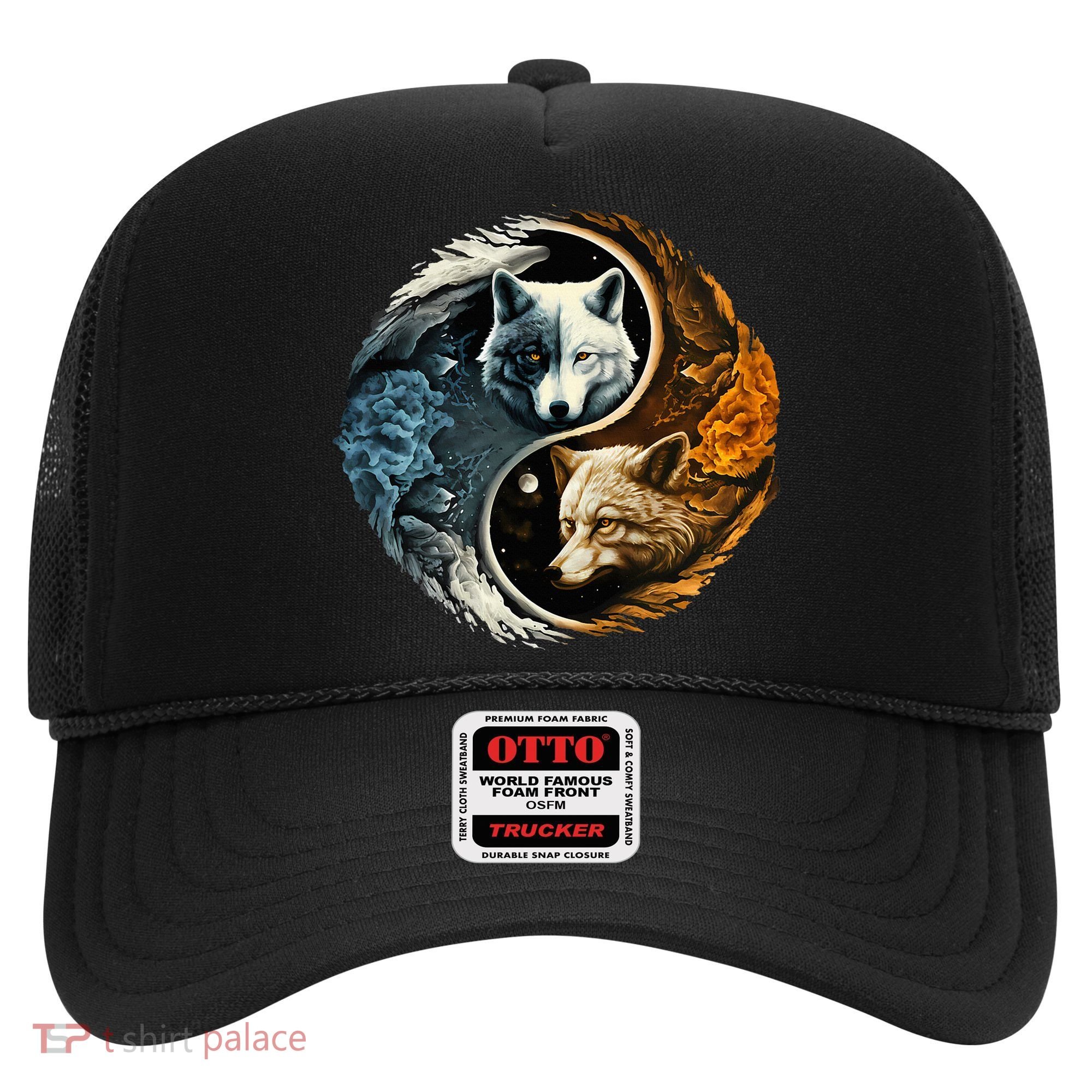 Fun Yin Yang Wolf Yin Yang Hat