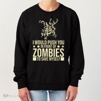 Funny Zombie Apocalypse Survivor Living Dead Zombies Women's Sweatshirt thumb 0
