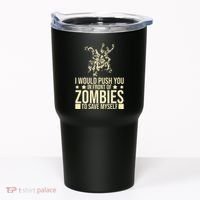 Funny Zombie Apocalypse Survivor Living Dead Zombies Tumbler thumb 0